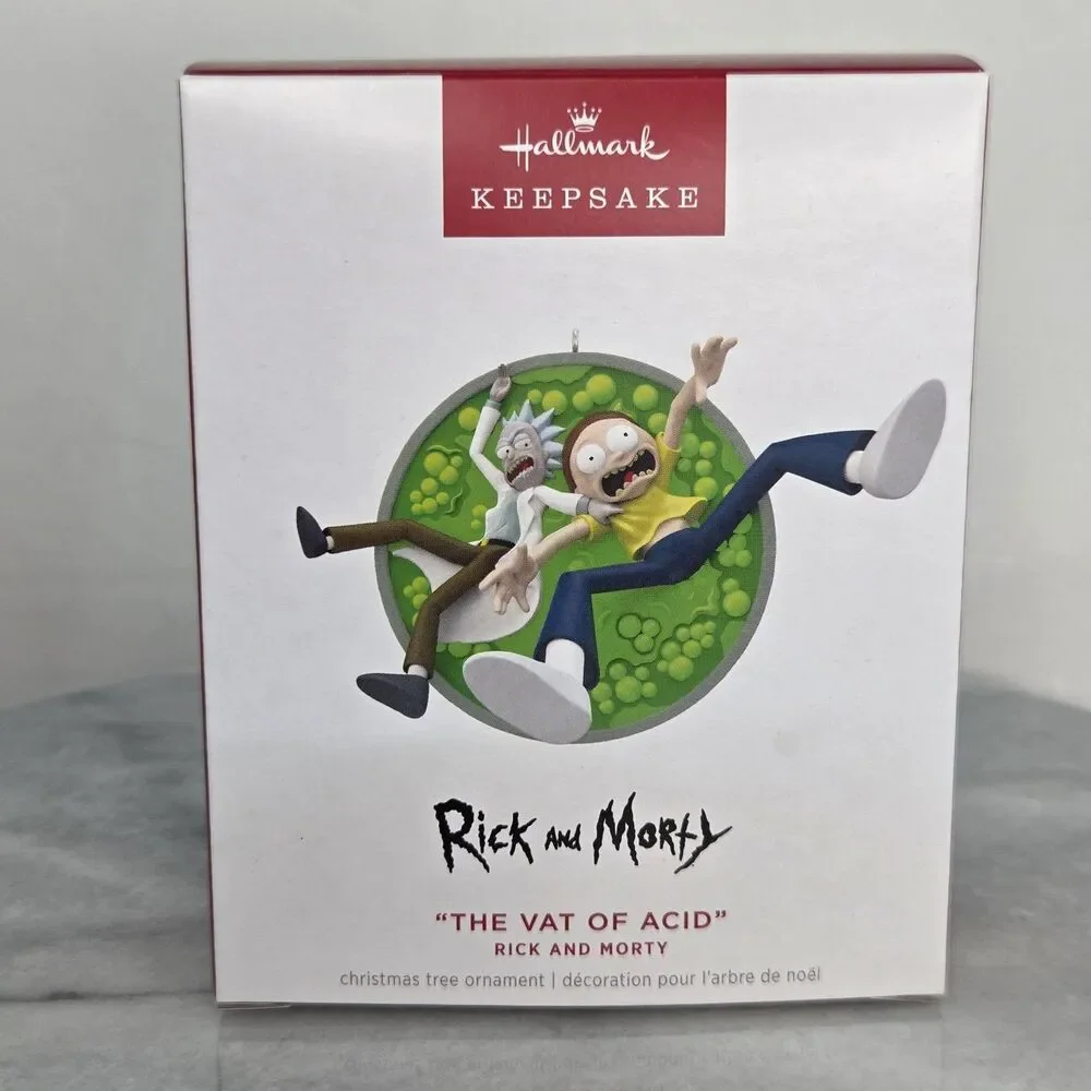 Hallmark Keepsake Rick and Morty 'The Vat of Acid' Ornament Christmas Gift Boxed